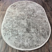 Турецкий ковер Deko 10134 Серый овал